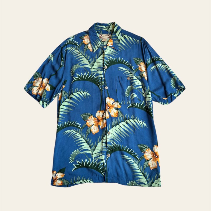 USA vintage rayon Hawaiian shirt - Men's Shirts - Other Materials Multicolor