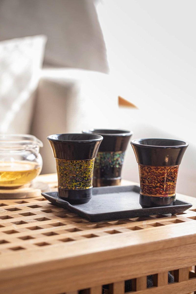 螺鈿漆杯 - 酒杯/酒器 - 陶 