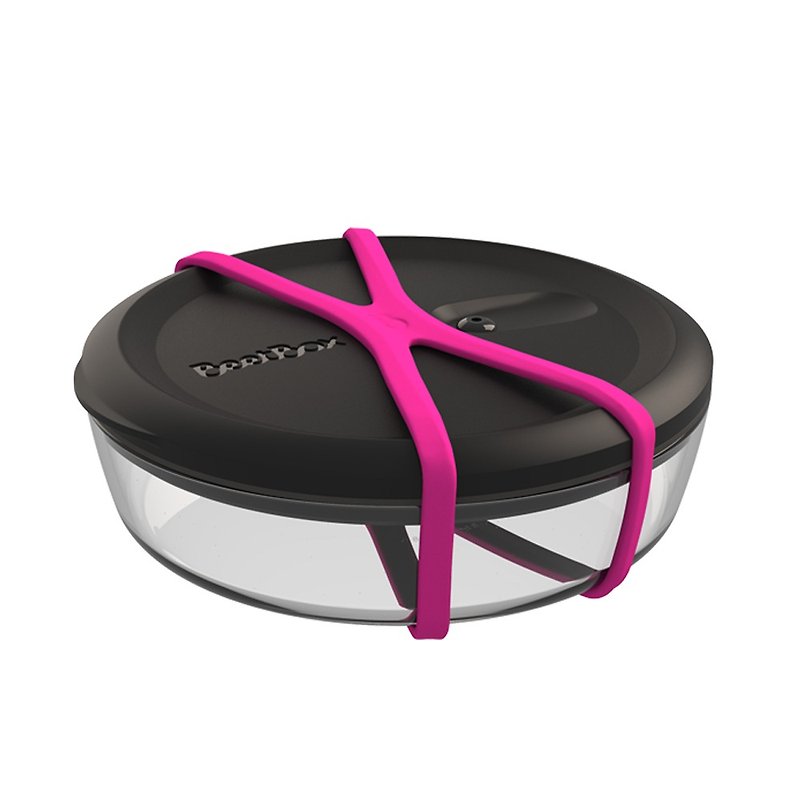 澳洲 BeetBox  極輕玻璃餐盒 850ml - 粉紅搖滾 - 便當盒/飯盒 - 玻璃 多色