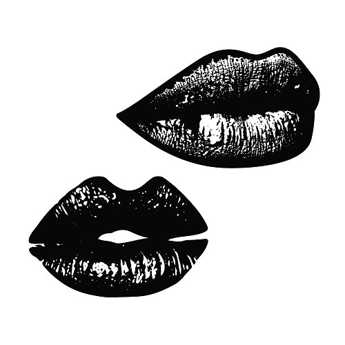 JustGreatPrintables Lips svg, lips eps, lips png, lips silhouette, lips template, lips cut file, SVG