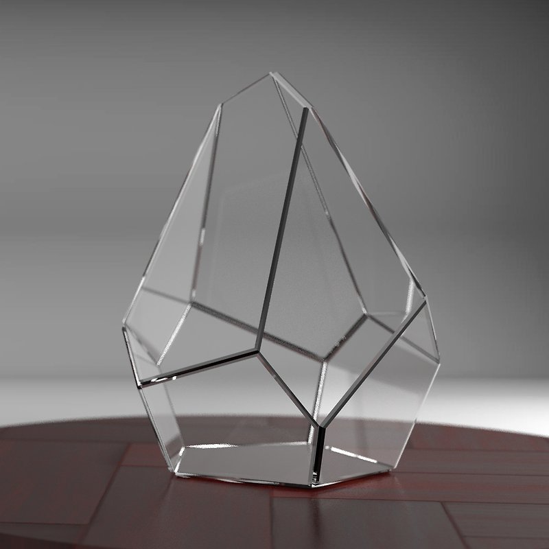 印刷用デジタル作画！ステンドグラスのテラリウム。プロジェクト195 - デザインテンプレート - その他の素材 