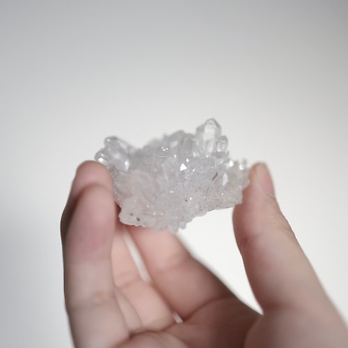 宅心 heim 白菊花晶簇 Quartz Crystal Cluster no.3