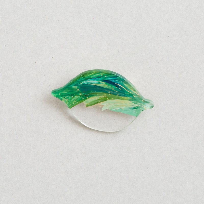 Picture of brooch [Lemon] - Brooches - Acrylic Green