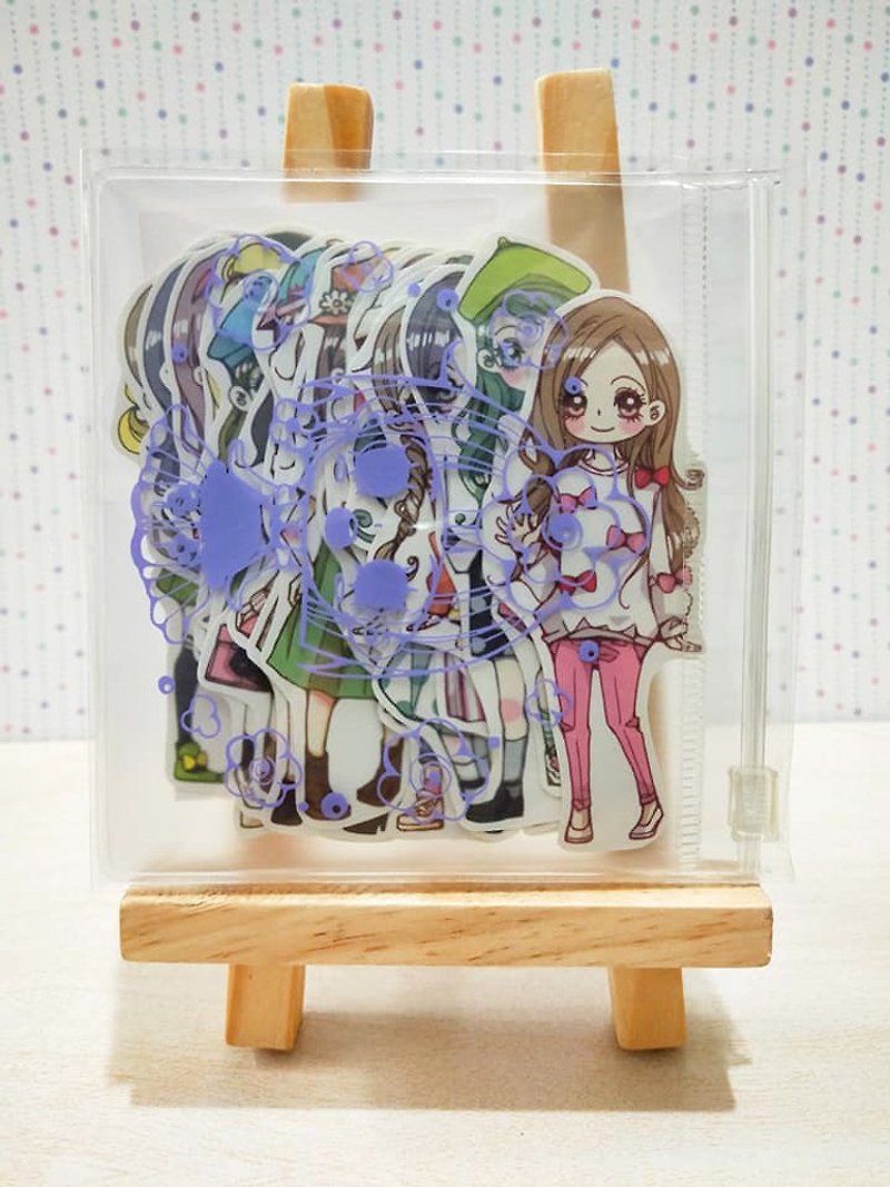 Spring Girl - Sticker Set - Stickers - Paper Multicolor