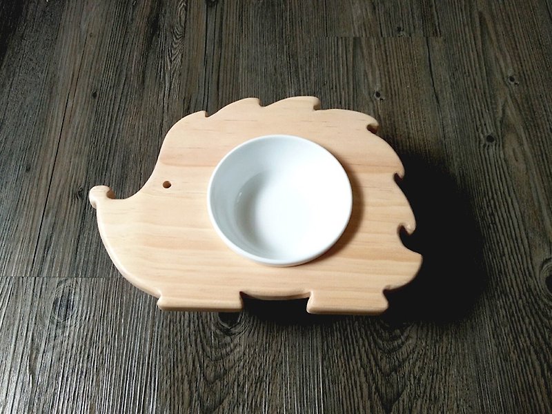 毛小孩餐桌--"刺刺的小短腿" 寵物餐桌 適小型犬貓 - 寵物碗/碗架/自動餵食器 - 木頭 咖啡色