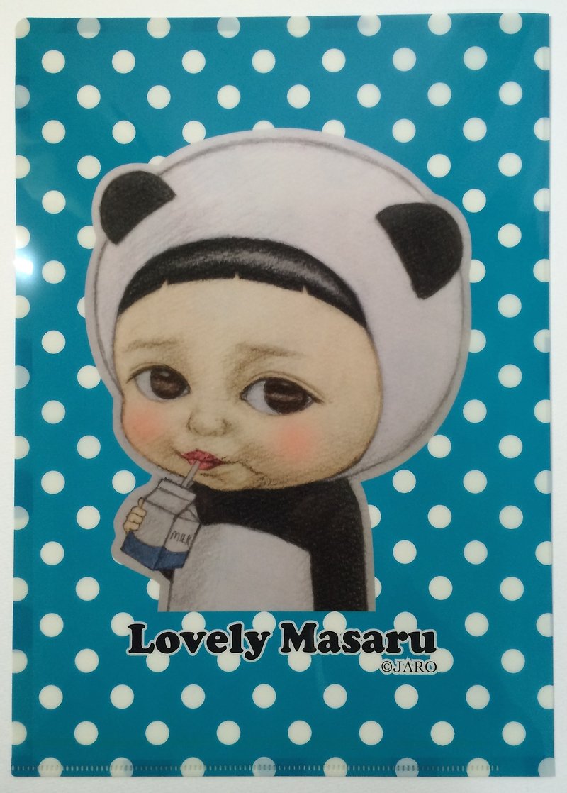 透明的文件夾 / Lovely Masaru / 圓點花紋 - 文件夾/資料夾 - 其他材質 藍色