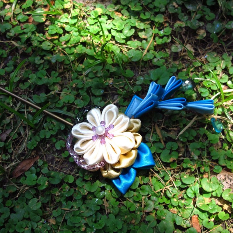 髮簪 包頭 配件 髮式 藝妓 花傀 緞帶 髮叉 浴衣 頭飾 不撞款 - 髮夾/髮圈 - 尼龍 多色