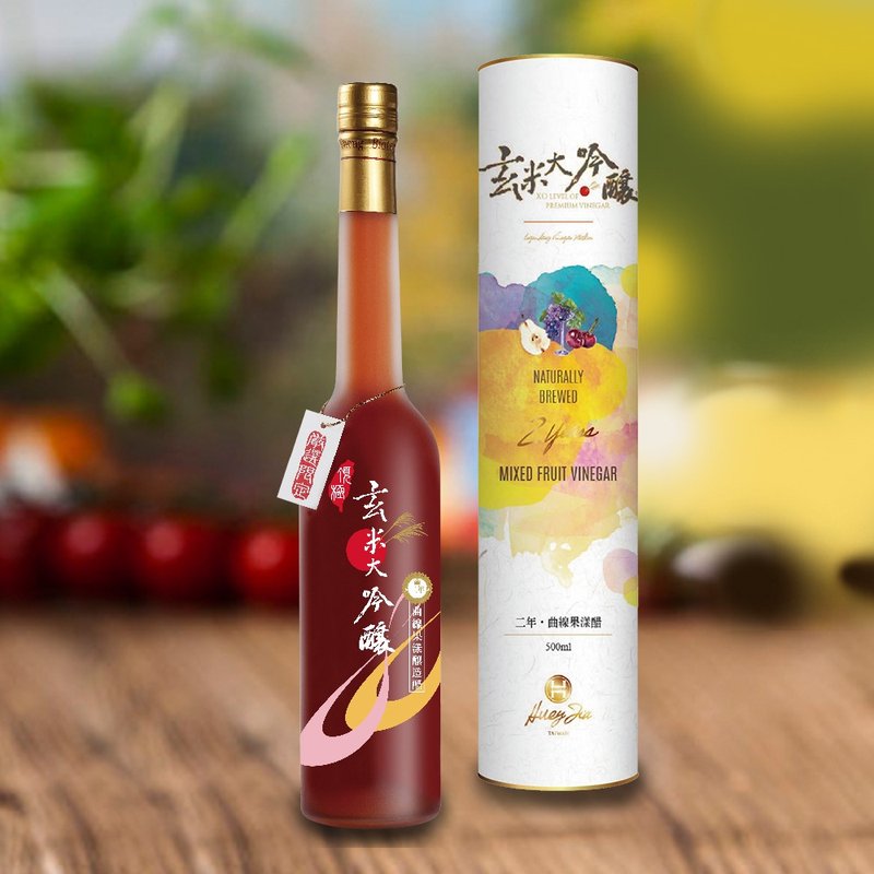 【TAIWAN XO OF VINEGAR】MIX FRUITS VINEGAR AGED 2.0YEAR - Vinegar & Fruit Vinegar - Other Materials White