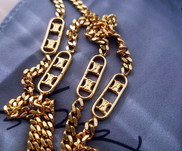 Luv AJ Celine Chain Link Necklace | Blue Ruby Jewellery, Canada