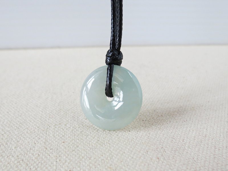 Benming Year [Peace Ruyi] Ping An Jadeite Korean Wax Thread Necklace*PS02*Lucky, Anti-villain - สร้อยคอยาว - เครื่องเพชรพลอย หลากหลายสี