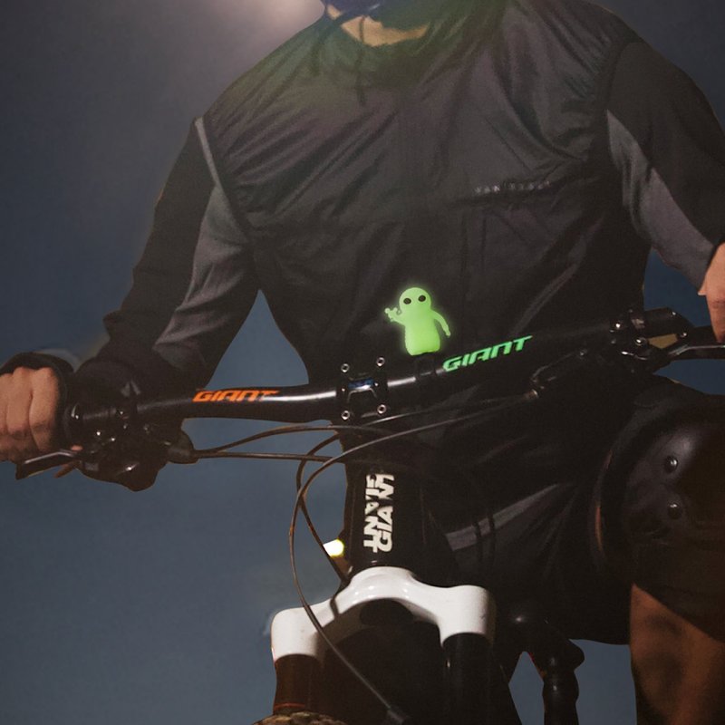 骨のボンケ/キャラクターのウィンドブレーカーの付属ガード自転車の装飾品ガーミンのベース装飾品 - その他 - シリコン 