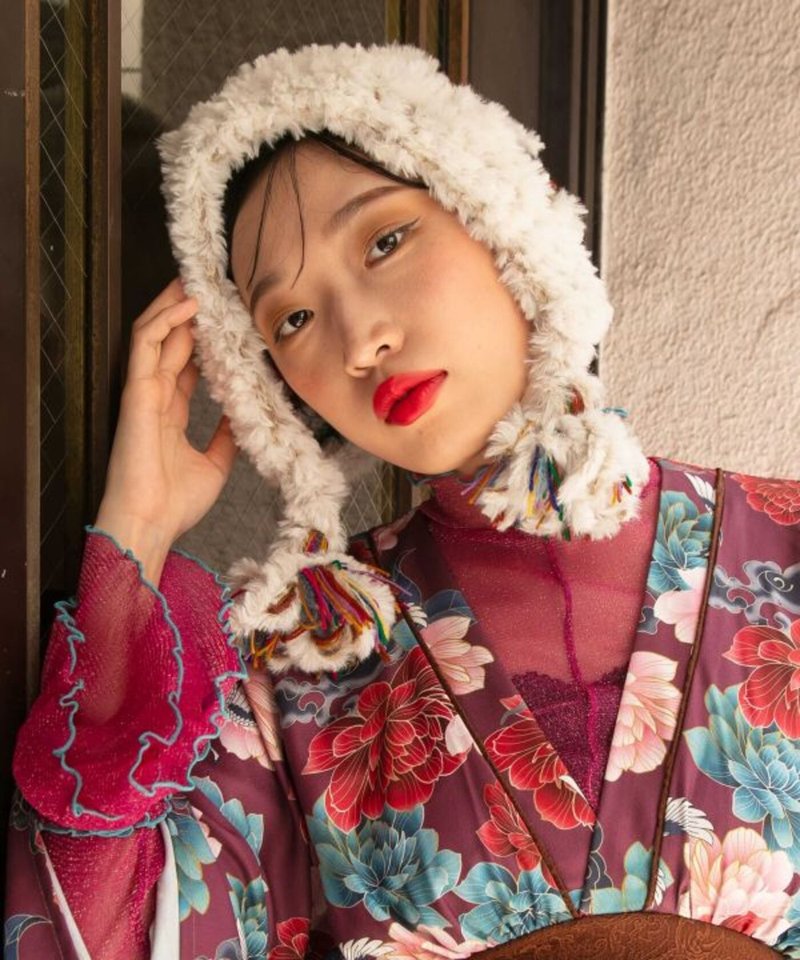 【熱門預購】尼泊爾彩線耳罩帽 NSRP5305 - 髮箍/髮帶 - 其他材質 