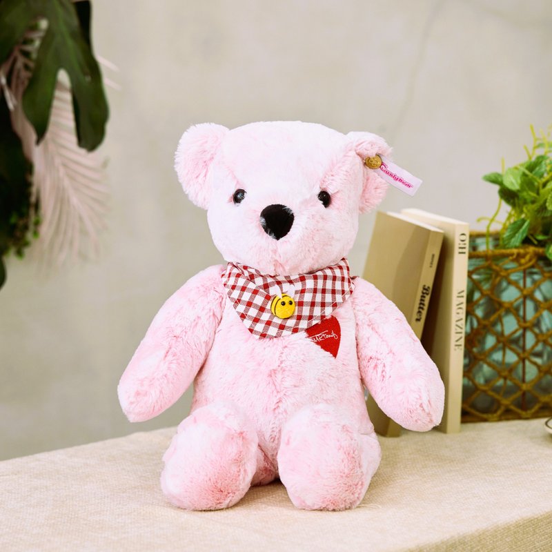 Candy Bear 陽光野餐熊 粉色 45cm - 公仔/玩偶 - 聚酯纖維 粉紅色