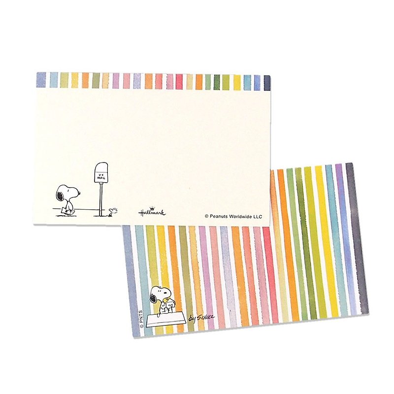 Snoopy sends 8 letters [Hallmark-Peanuts Snoopy-JP Gift Card] - Cards & Postcards - Paper Multicolor