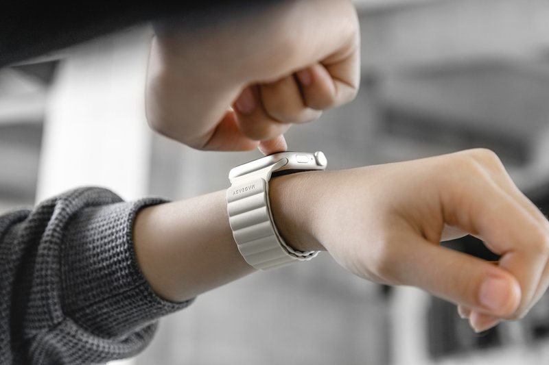 【限定優惠】Studio AxMAGEASY AppleWatch Skin防水磁吸矽膠錶帶 - 其他 - 矽膠 
