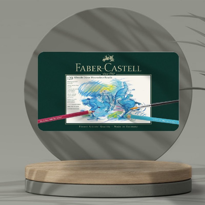 Faber-Castell藝術家級水性色鉛筆120色/鐵盒(原廠正貨) - 其他 - 其他材質 多色