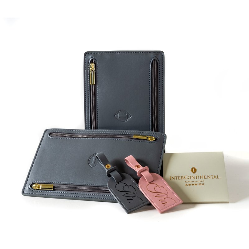 Corporate gifts, passport clips, multi-foreign currency wallets, bags, luggage tags, can be embossed with optional color matching - Wallets - Other Materials Multicolor