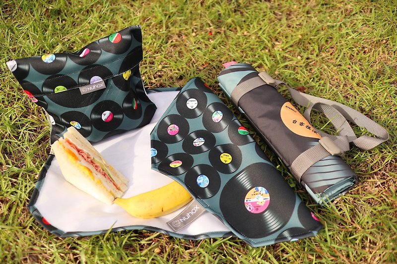 Taiwan release music record food bag/cloth - Lunch Boxes - Polyester Black