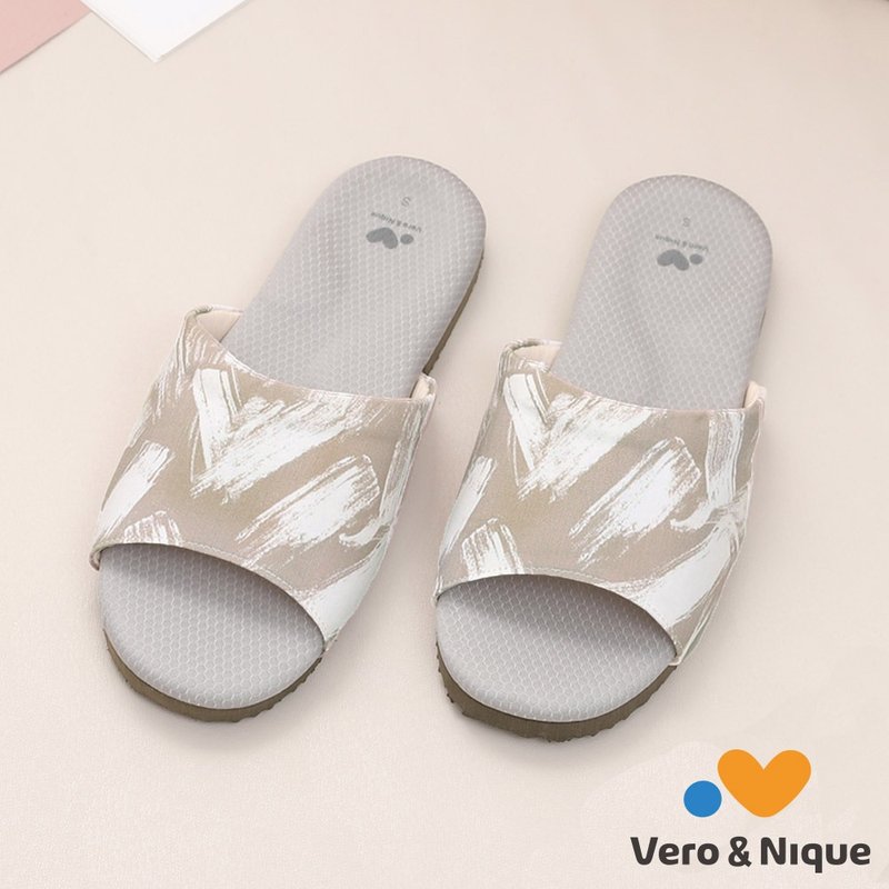 [Veronica] Warm and pressure-relieving green graphene indoor slippers - pink - รองเท้าแตะในบ้าน - น้ำยาง สึชมพู