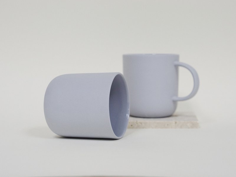 Kaolinite Series - Daily Mug - Pale Amethyst - Cups - Porcelain Purple