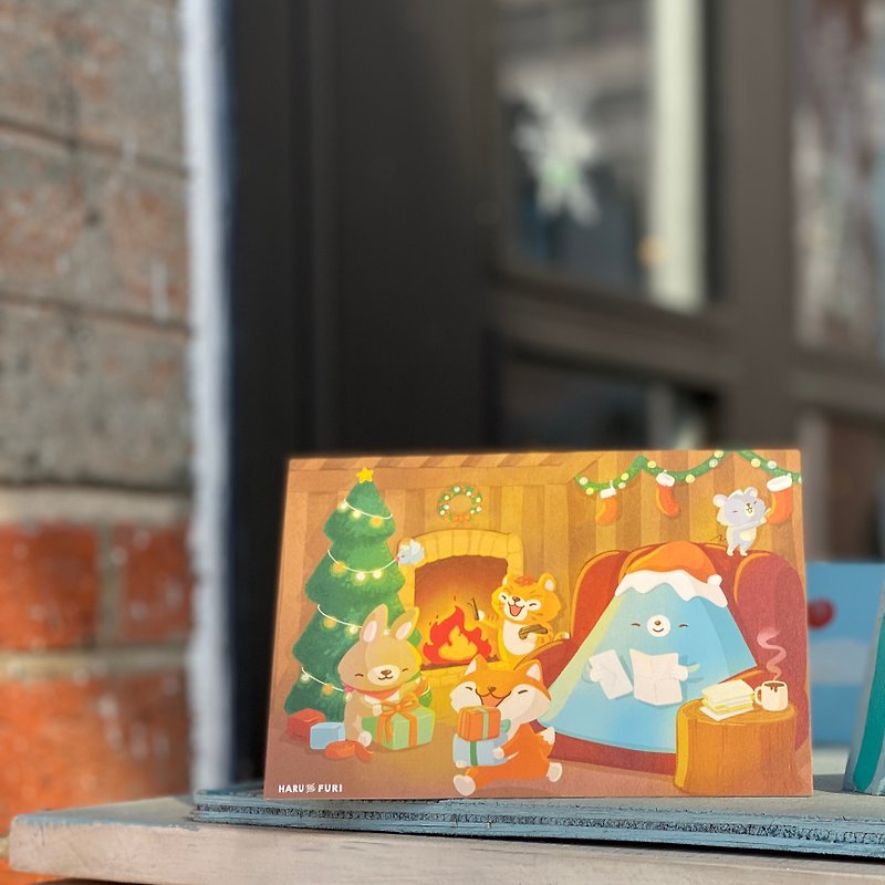Postcard / Fujikuma-san Christmas Hut Postcard