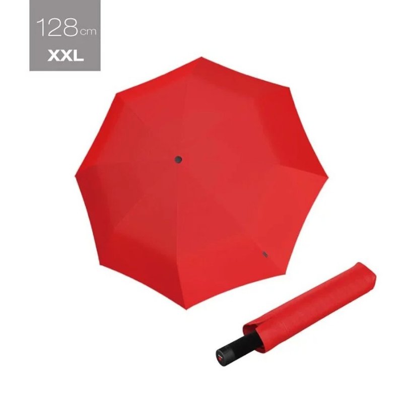 【Knirps德國紅點傘】Knirps. U.090超輕大傘面摺疊傘-Red - 雨傘/雨衣 - 防水材質 紅色