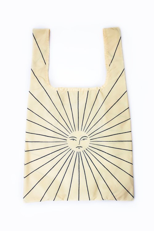 Kind Bag 臺灣 SS23 英國Kind Bag-環保收納購物袋-中-Kit Agar聯名-陽光