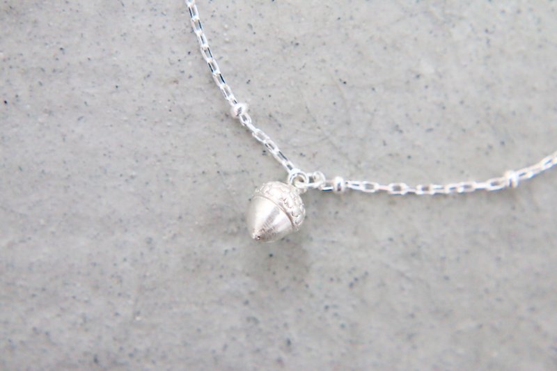 Silver bracelet (little acorn) - Bracelets - Sterling Silver Silver