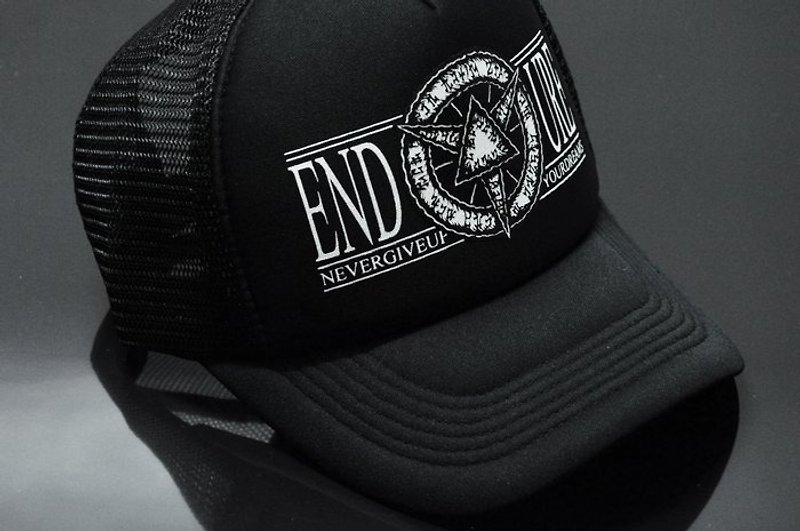 ENDURE Black mesh cap/net cap - หมวก - ผ้าฝ้าย/ผ้าลินิน 