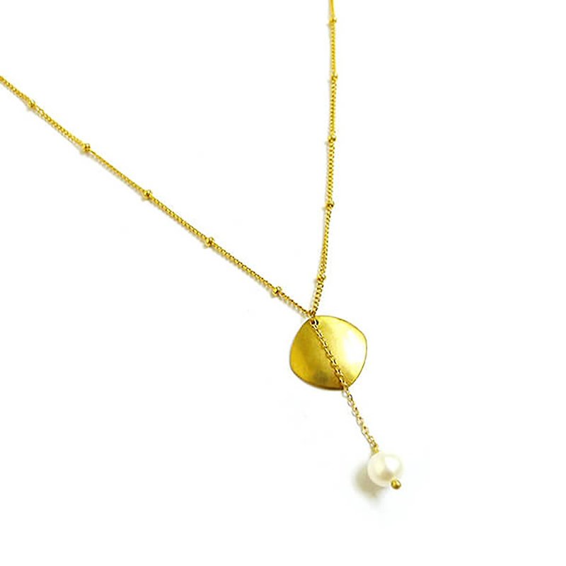 [Ficelle Fei Yarn Light Jewelry] [Love Like the Sea] Eternal Day – Necklace - Necklaces - Gemstone 