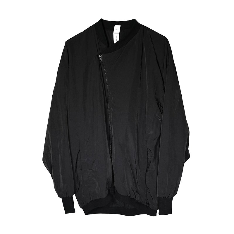 拼布夾克 "Stev" - 男夾克/外套 - 聚酯纖維 黑色