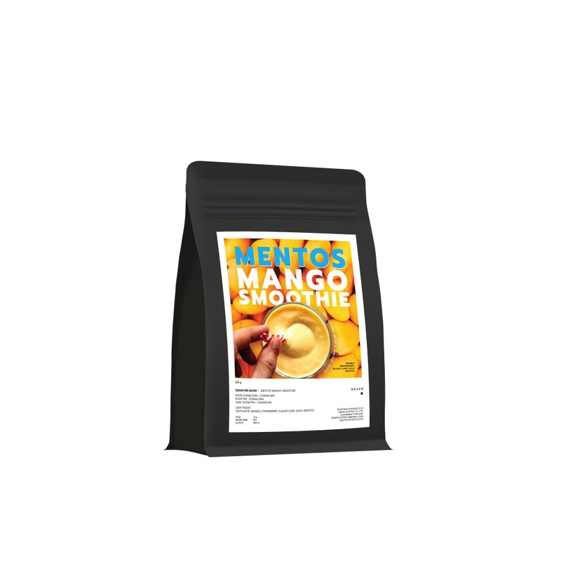 GRAPH | เมล็ดกาแฟ SIGNATURE BLEND - FRUITY FINE SET- MENTOS MANGO SMOOTHIE 1000g - กาแฟ - วัสดุอื่นๆ สีดำ