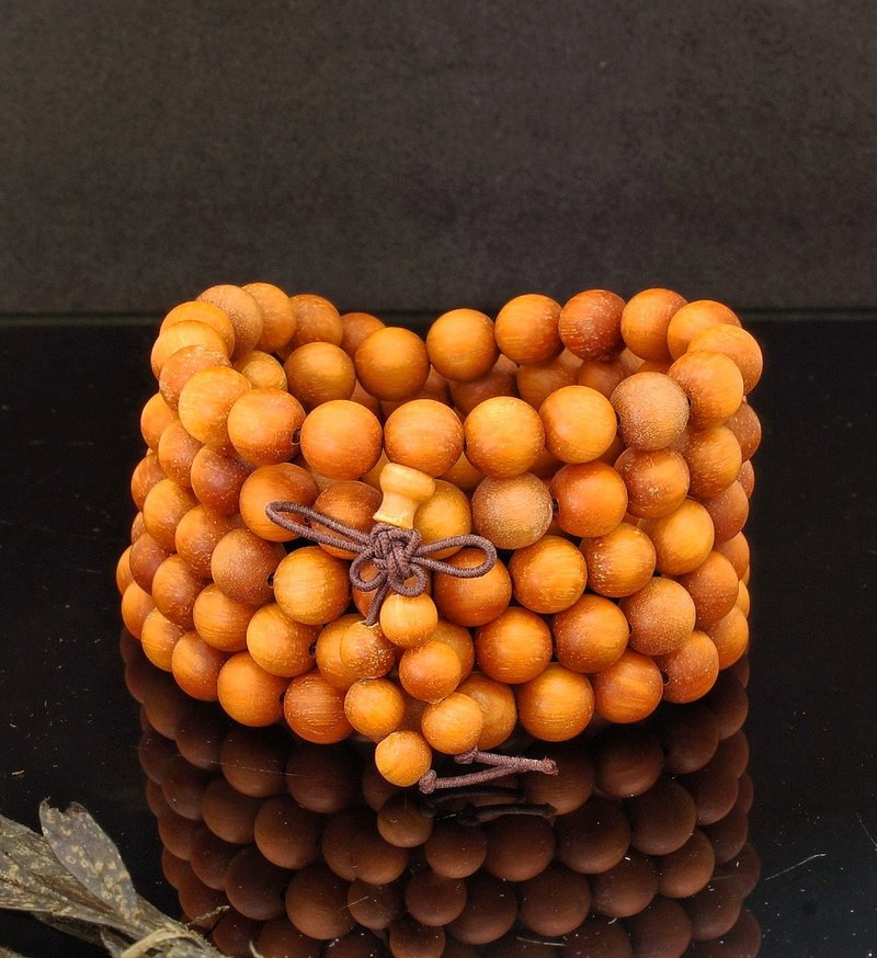 新山檀香 108粒 8mm 木珠手錬 ( 115040 ) - 手鍊/手環 - 木頭 咖啡色