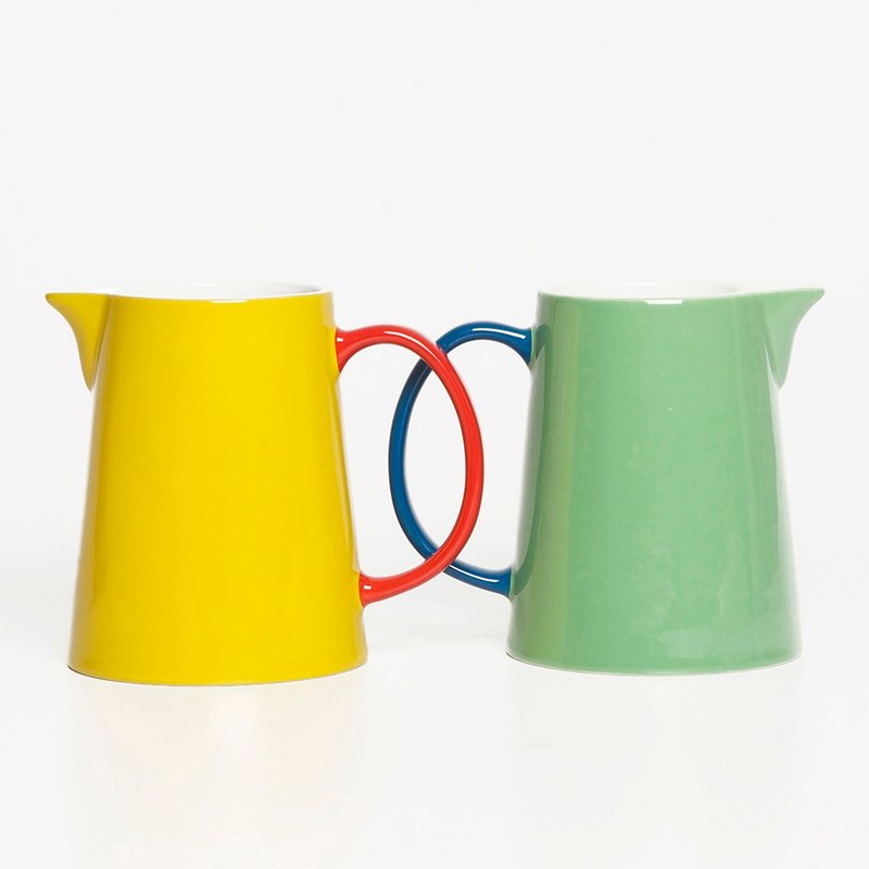 Jansen+co color mixing pot [comes with an original mini cup] - แก้ว - เครื่องลายคราม หลากหลายสี