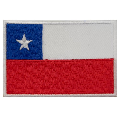 A-ONE 智利 Flag Patch布藝燙貼 刺繡徽章 貼布繡 刺繡貼紙 背膠徽章 熱