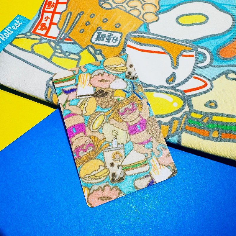 Card sticker-Hong Kong snacks - สติกเกอร์ - วัสดุอื่นๆ 