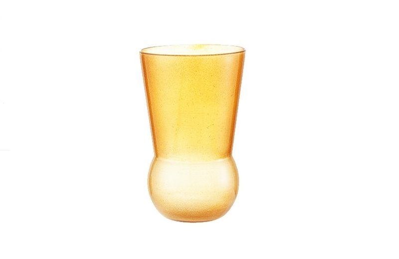 ONIT Lacquer Art Glass Cup_Brown - 杯子 - 玻璃 橘色