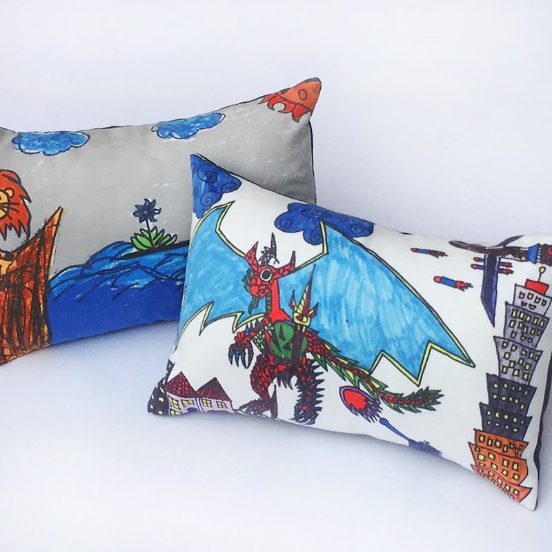 Graffiti pictures [customized] 8 open pillows (with pillow core) X2 - Pillows & Cushions - Other Materials Multicolor