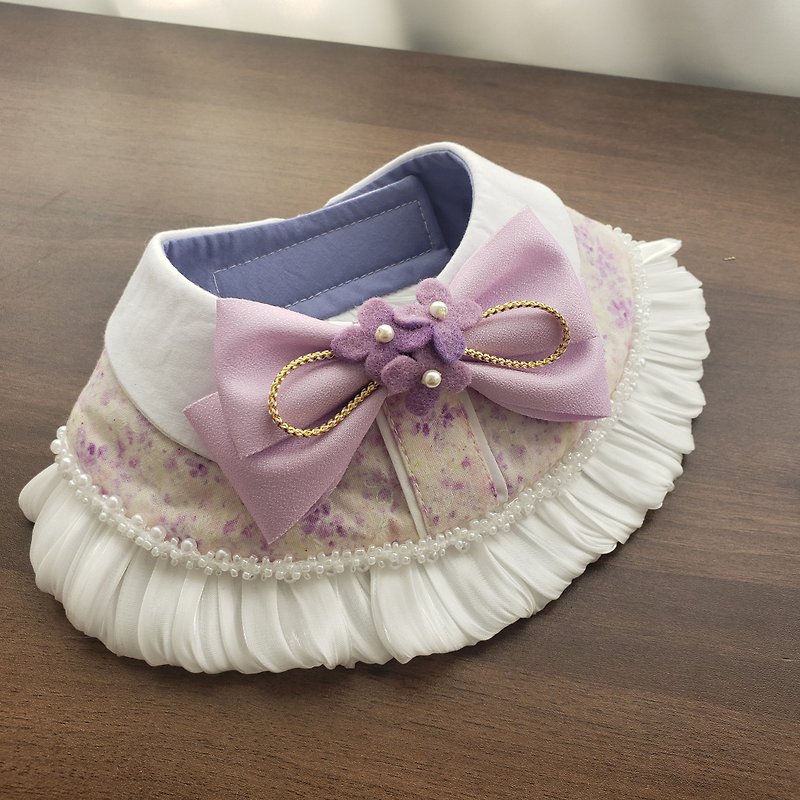 Spring dress scarf purple - ปลอกคอ - ผ้าฝ้าย/ผ้าลินิน 