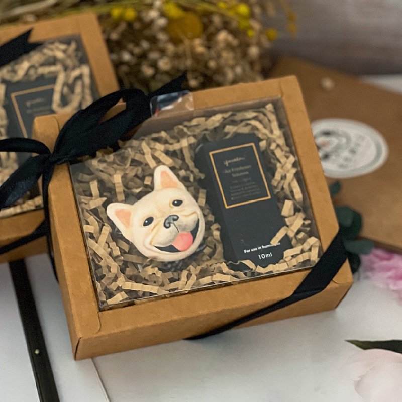 Happy Bulldog -/Indoor Fragrance/Styling Diffuser Stone/Fragrance Tag - Fragrances - Other Materials Orange