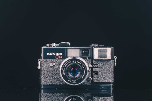 瑞克先生-底片相機專賣 KONICA C35 EF #7047 #135底片相機