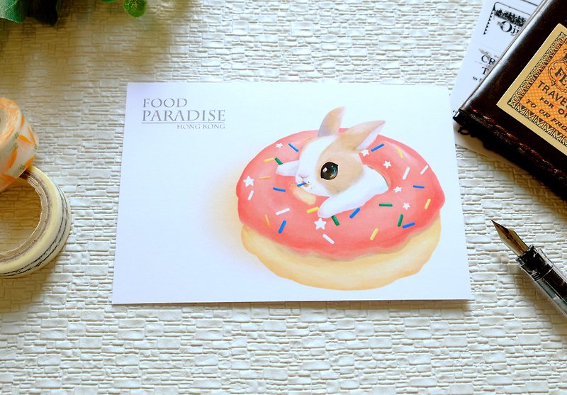 Gourmet Paradise-Delicious Winter Famous Letters - การ์ด/โปสการ์ด - กระดาษ ขาว