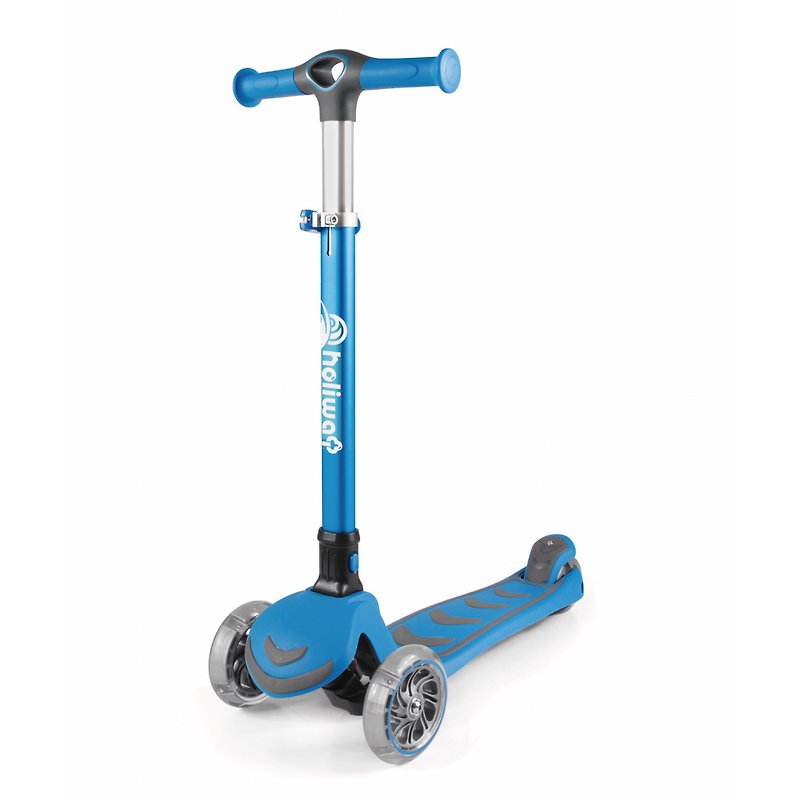鋁合金 運動用品/健身器材 藍色 - Holiway BB.SCOOTER 三輪平衡滑板車-寶石藍