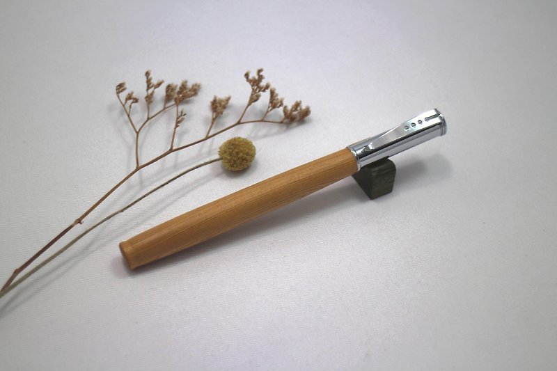Art fashion capped pen cypress ball pen stationery - ไส้ปากกาโรลเลอร์บอล - ไม้ 