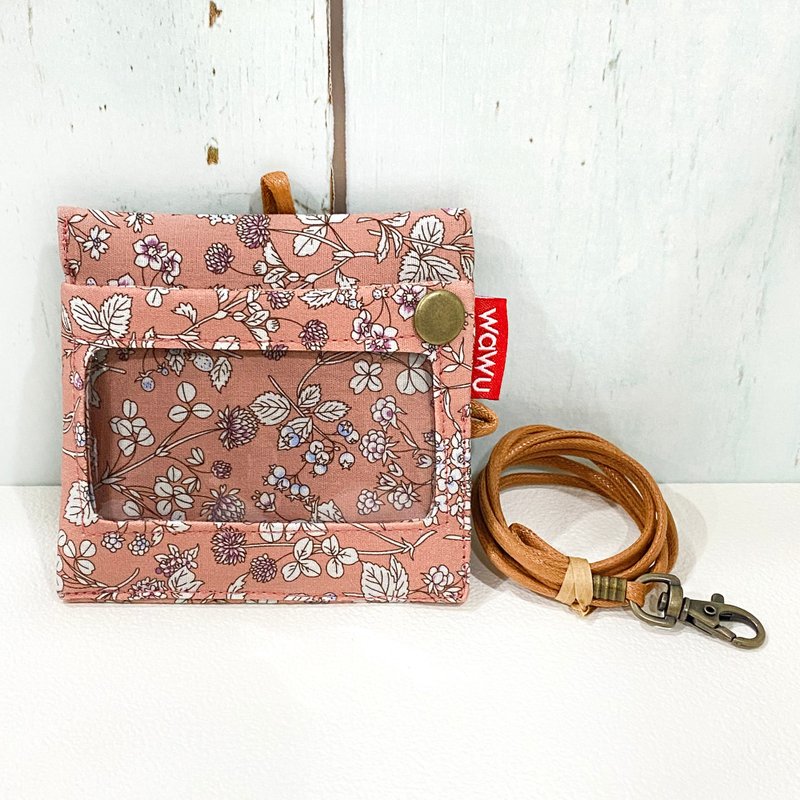 ID holder make to order* - ID & Badge Holders - Cotton & Hemp Pink