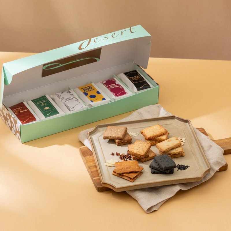 Desert Four-No. 4 classic cookie gift box-salty - คุกกี้ - วัสดุอื่นๆ 