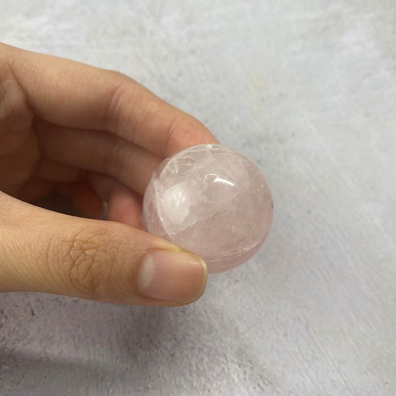 【微瑕特惠】水晶球- 粉晶  辦公室裝置擺飾 - 擺飾/家飾品 - 寶石 粉紅色