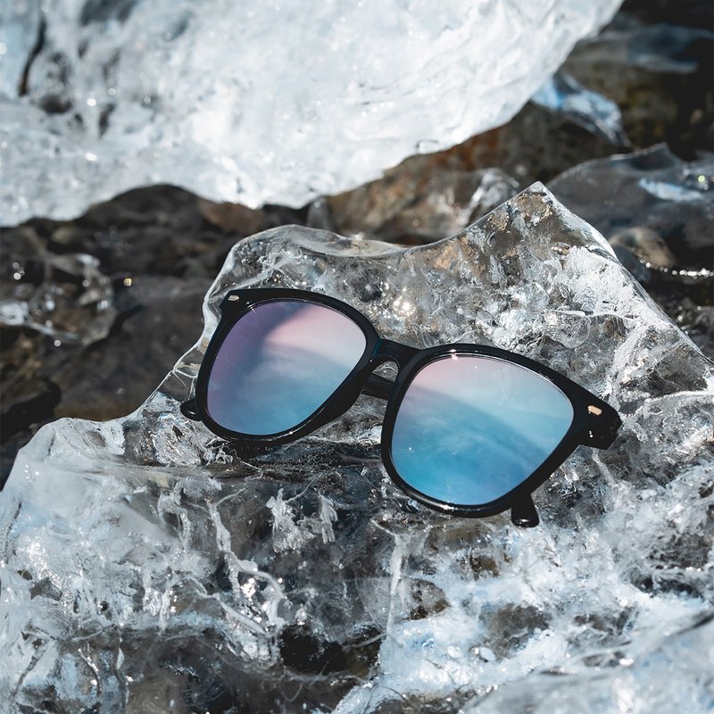 AURA | CRYSTAL Enhanced Sunglasses | S504 C1 - แว่นกันแดด - แก้ว สีกากี