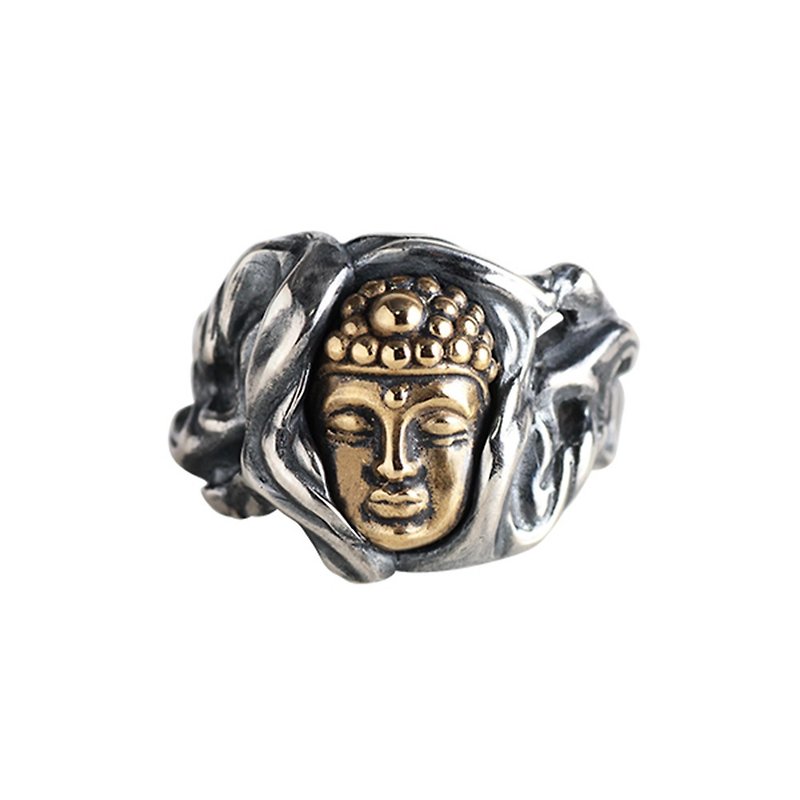 Chikui-Tree Buddha Ring - แหวนทั่วไป - เงินแท้ สีเงิน