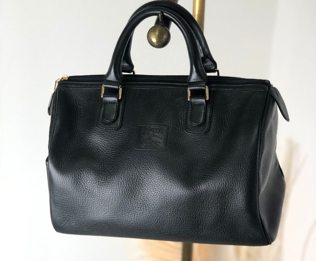 バッグ Vtg Burberrys Boston Bag Black Leather BURBERRY（ボストンバッグ ・ ブラック/黒色系）のフリマアイテム一覧